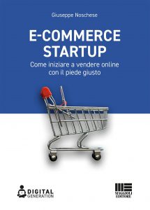 Copertina del libro "e-commerce startup" scritto da Giuseppe Noschese