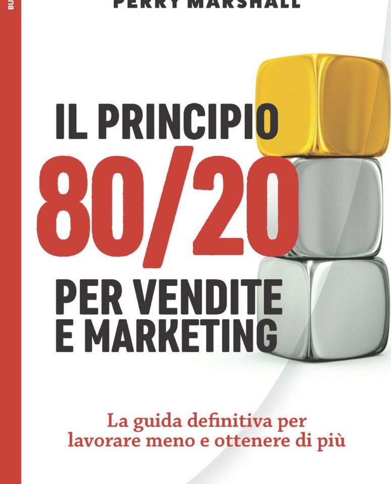 Copertina libro Il principio 80/20 per vendite e marketing