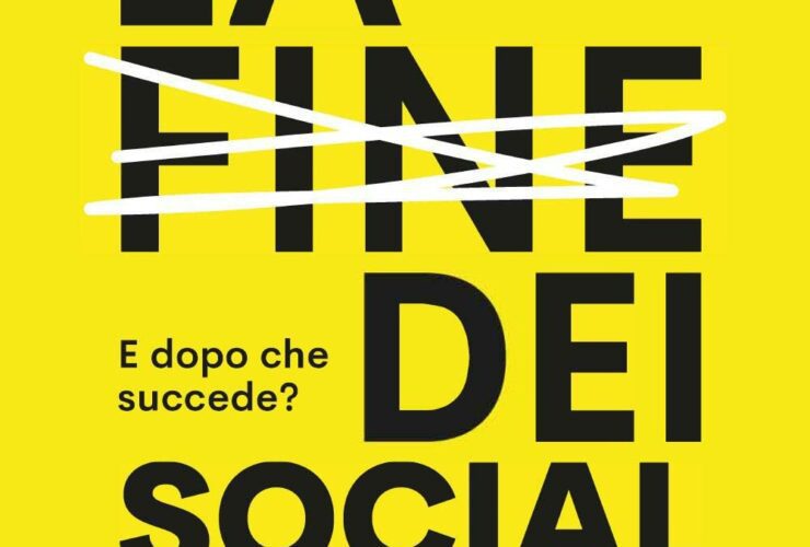 Copertina libro "La fine dei social" di Mario Moroni